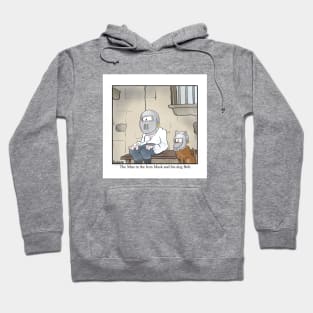 The Man in the Iron Mask and his dog Bob. Hoodie